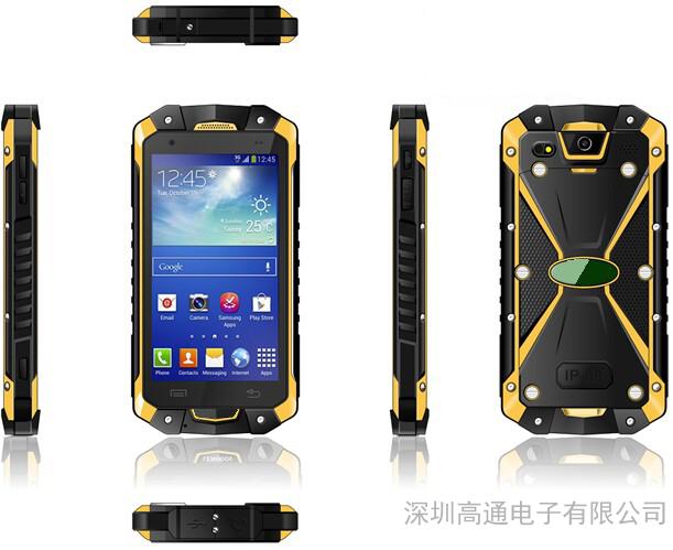 三防手機工廠直銷4.5寸可以于安卓軟件開發三防智能手機 帶3G和GPS功能三防手機批發